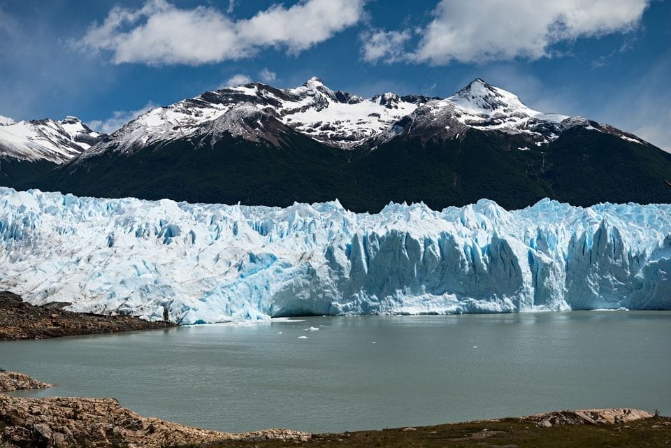 View of Perito Moreno glacier in Argentinian Patagonia.