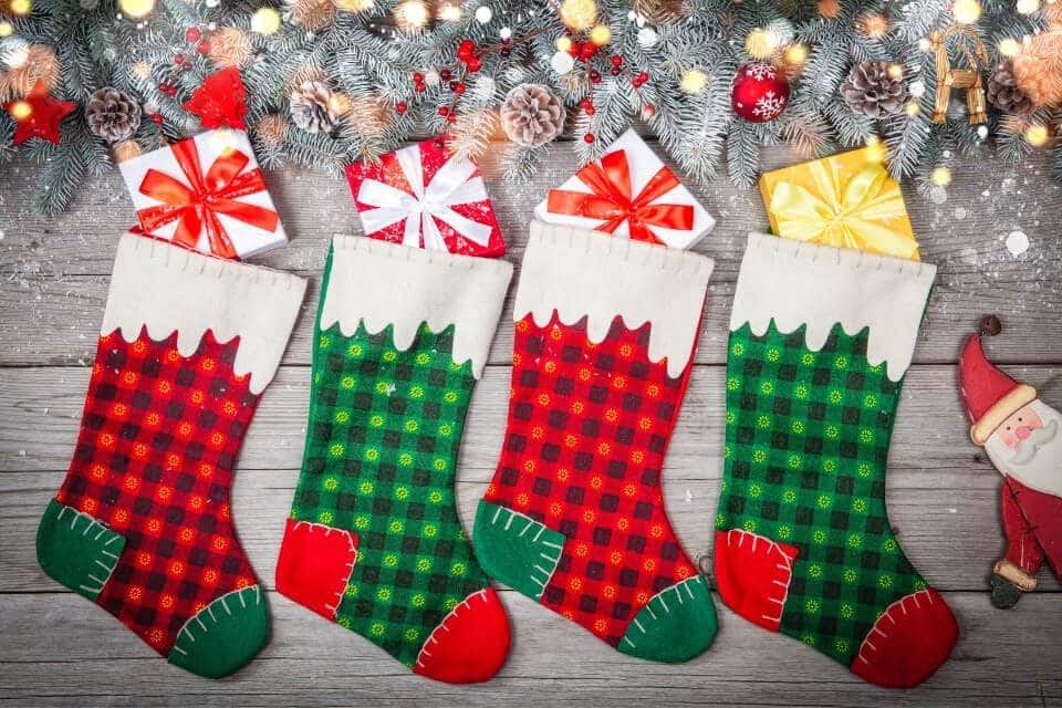 Travel stocking stuffers for christmas by bvb1981 from canva com