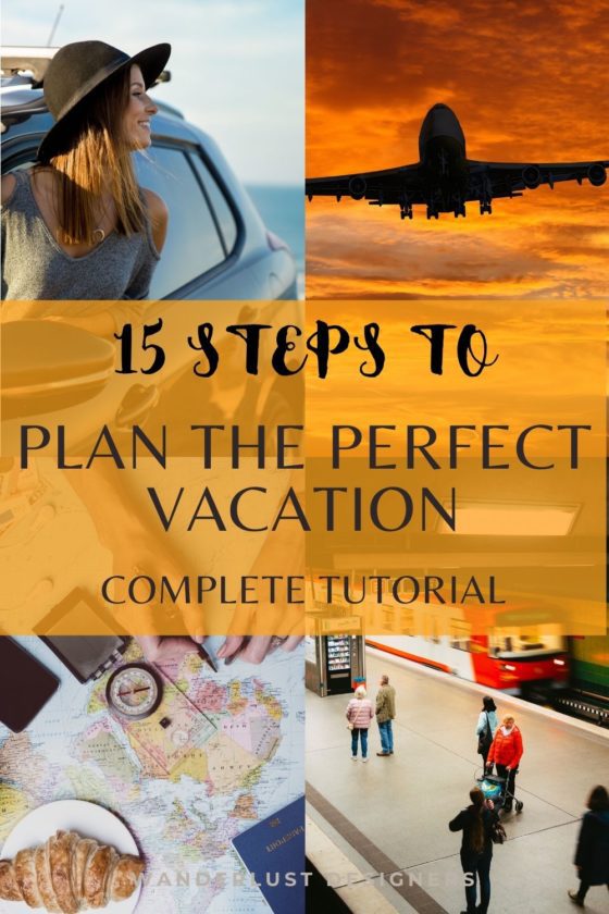 Vacation planning guide | Planning a vacation is not easy. But we can help you by providing the steps for planning a trip! | travel tips | vacation planner | trip planner | tips for planning a trip