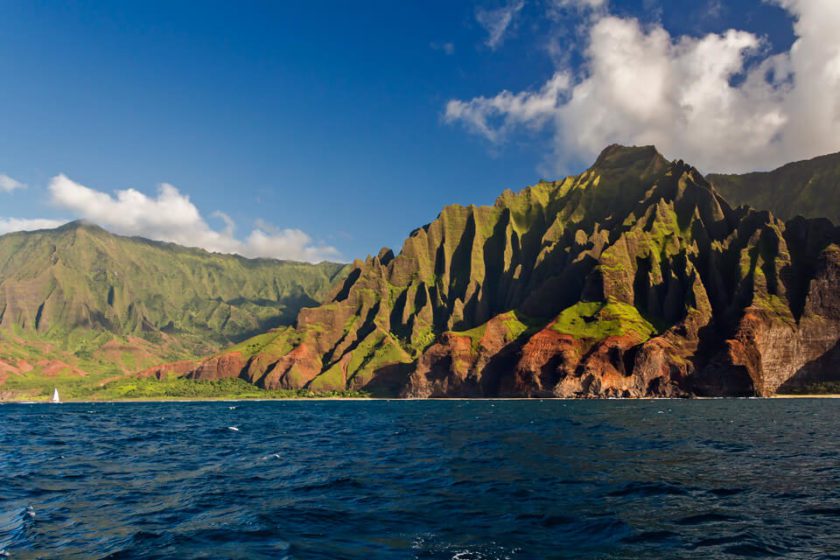 Na Pali coast on Kautai is a very good place for a babymoon