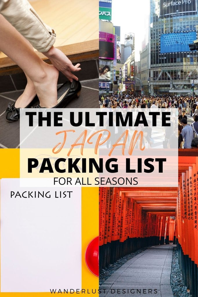 Japan packing list | Going to travel to Japan? Here's what you need to take with you - for every season! | how to dress in Japan | what to pack for Japan | packing list for japan | japan packing list spring winter autumn summer | travel to japan packing lists