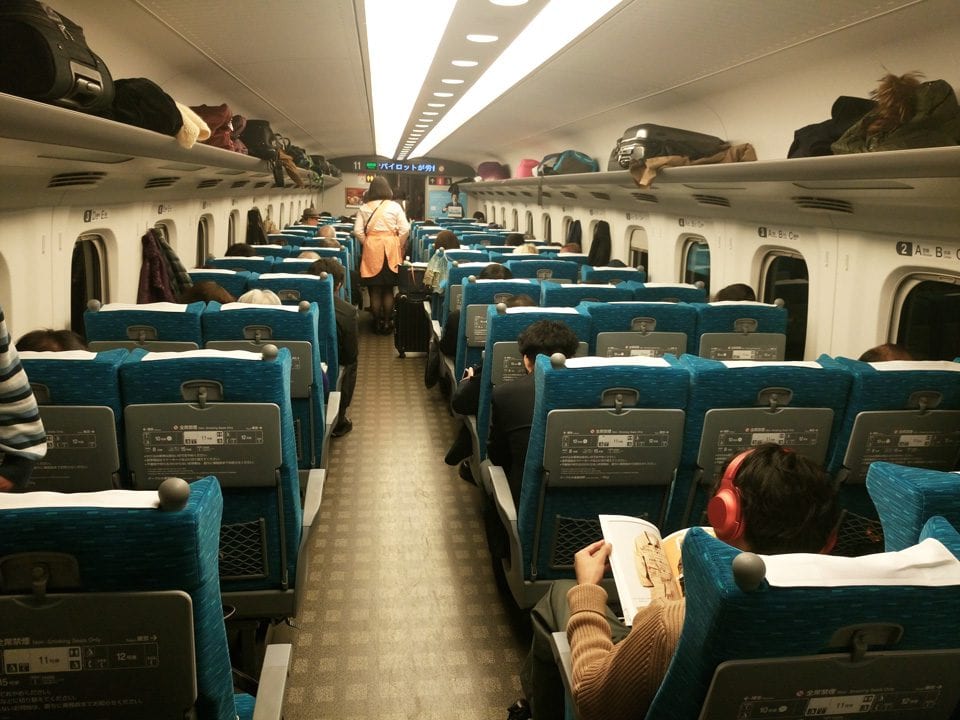 a train in japan