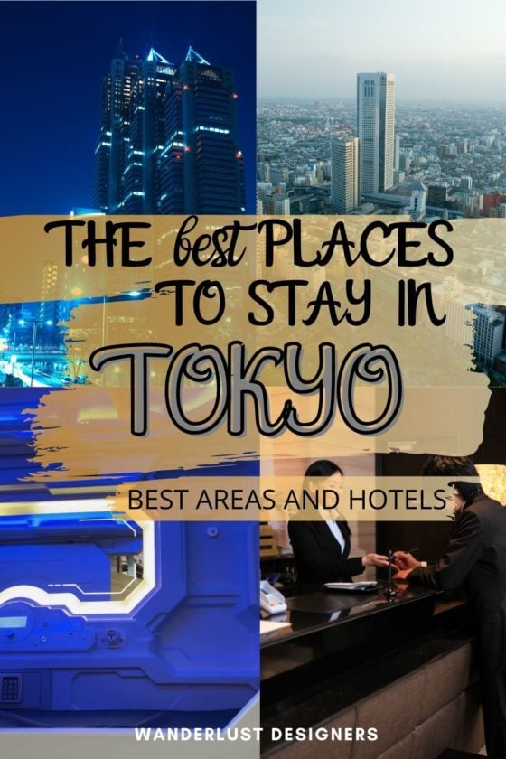 Where to stay in Tokyo for your first trip? Here's the answer! Best areas to stay in Tokyo and the best hotels in those areas, from budget to extra-luxury. Plus, interesting accommodation in Tokyo! | Where to stay in Tokyo Japan | Where to stay in Tokyo first time | where to stay in Tokyo with kids | Tokyo where to stay