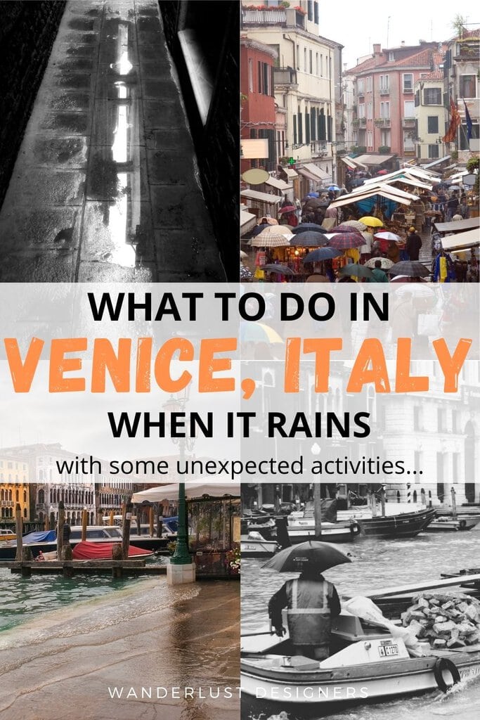 What to do in Venice when it rains? | Rainy days in Venice doesn't mean boredom - there are many things to do in Venice when it rains! Check out some examples in this article! | Venice in the rain | raining in Venice | Venice italy rain | rainy venice