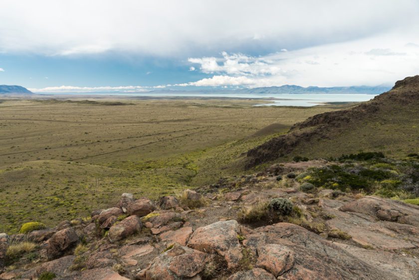 Lago viedma from mirador de las aguilas