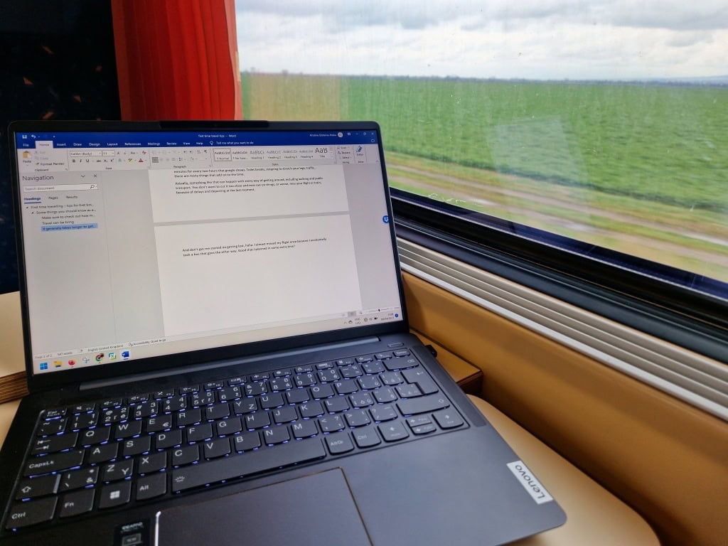 studying while travelling is not easy, but not impossible. here I am writing an article on the train