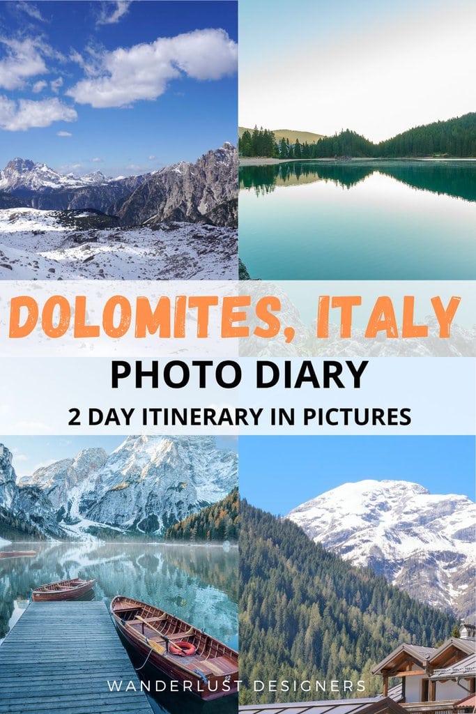 Dolomites in April | I just visited Dolomites in April - let me show you my experiences! A road trip in the Dolomites is great any time of the year, even spring when there are more limitations. My 2 days in the Dolomites itinerary has all you need to plan a trip!