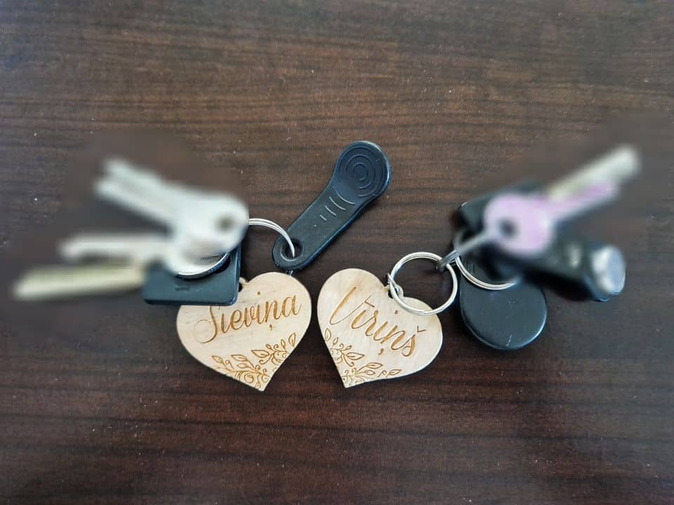 key chains saying sievina virins