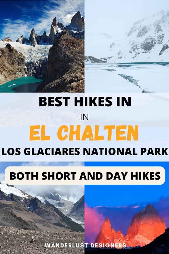 Best hiking trails in El Chalten Argentina | If you're thinking of which El Chalten hikes to do, check our article - we have the best ones here! | hiking in Patagonia | where to hike in Los Glaciares | Los Glaciares National Park |